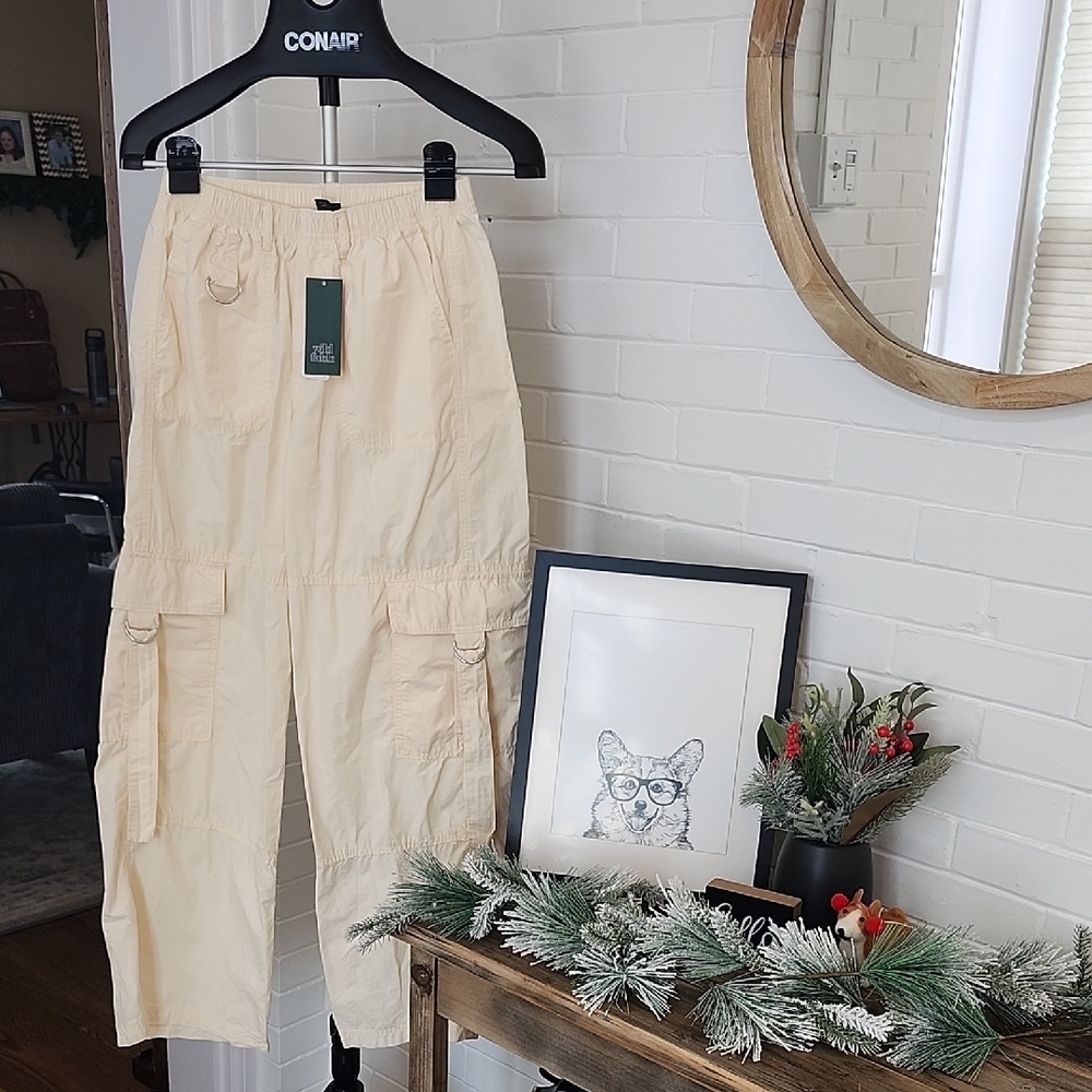wild Fable Cream Cargo Pants, Xs